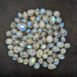 Fabricant Grossiste de Pierre de Lune Arc-en-ciel en Gros pour Revendeurs, Artisans, Métallurgistes en Argent (en Kg, Kilogramme) – Feu Bleu - Product Image 2