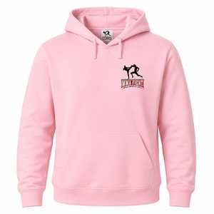 Sudadera con Capucha Personalizada MMA para Hombre, con Logotipo Frontal, Color Naranja, Corte Regular, Diseño con Bolsillos, Ropa Casual de Invierno, 100% Algodón - Product Image 1