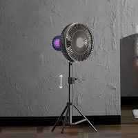 Ventilateur de plafond anti-moustiques rechargeable multifonctionnel pour tente, vente chaude