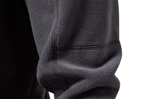 Nuevas llegadas: Sudaderas de lana para hombre con cremallera de un cuarto, color y logotipo personalizados, estilo streetwear. - Product Image 6