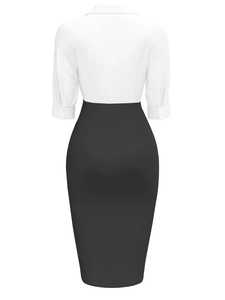 Robe Polo Chic Minimaliste pour Femme - Design aux Lignes Épurées - Robe Sportive en Coton Piqué à Manches Courtes avec Logo Personnalisé - Product Image 3