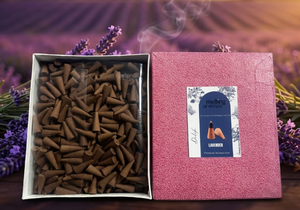 Conos de Incienso de Lavanda y Sándalo, Paquete de Fragancias de Aromaterapia Ecológicas de Alta Calidad para el Hogar, Spa y Meditación - Product Image 2