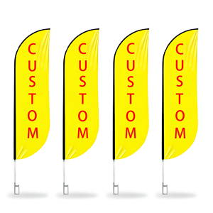 Bandera de Lágrima Personalizada, Fácil de Montar, Diseño Gratuito, Duradera, Ligera, de Poliéster, con Logotipo Personalizado, para Desfiles Festivos y Comunitarios - Product Image 1