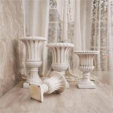 Vase à fleurs haut de gamme pour décoration intérieure, pot moderne minimaliste en forme de colonne, centre de table pour jardin et mariages, en fibre - Product Image 2