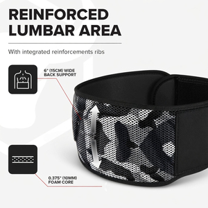 Competition Weightlifting Belt | Heavy Duty Professional Protection <b>Back</b> <b>Support</b> Strength Training Premium Powerlifting Belt - Product Image 3