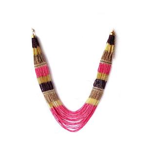 Collar de Cuentas de Vidrio con Motivo de Corazón Regal, Hecho a Mano, Joyería Étnica India para Mujer, Colección Premium al Por Mayor al Mejor Precio - Product Image 2