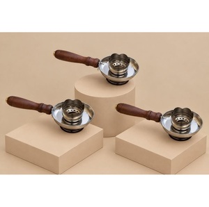 Brûleur à Bakhoor en laiton avec poignée en bois et pinces, porte-encens arabe traditionnel pour l'aromathérapie, en promotion - Product Image 3