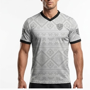 Camiseta de Fútbol Sublimada Personalizada Mawra, Uniforme de Fútbol Unisex OEM ODM, Ropa Deportiva Transpirable de Secado Rápido de Alta Calidad - Product Image 1