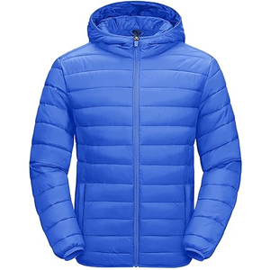 Chaqueta de Invierno Personalizada para Hombre, Chaqueta Acolchada Impermeable y Cortavientos con Cierre y Cuello Alto, Ropa de Abrigo de Moda al por Mayor OEM - Product Image 4