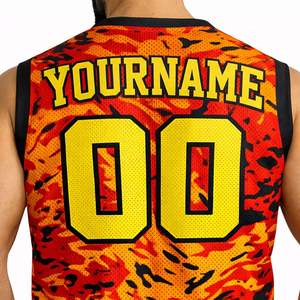 ชุดยูนิฟอร์มบาสเก็ตบอลขายดีที่สุด ผลิตจากโพลีเอสเตอร์ 100% จากปากีสถาน มีไซส์พลัส รับสกรีนโลโก้ ราคาขายส่งสำหรับชุดทีม - Product Image 4