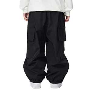 Windproof Streetwear OEM Customized Ski <b>Pants</b> Windproof Plus Size Baggy Ski Wear with Zipper Closure Snowboard <b>Pant</b> - Product Image 5