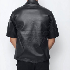 Camisas de Cuero Premium para Hombre, Transpirables, Ligeras, Cómodas, Diseño Elegante para Uso Diario - Product Image 4
