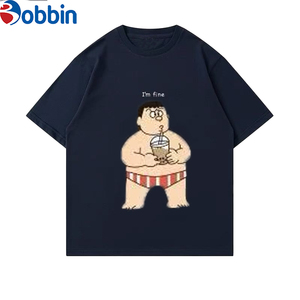 เสื้อยืดไซส์ใหญ่ สไตล์ผู้ชาย เรียบง่าย ชุดคู่รัก ทรงหลวม สบายๆ เสื้อยืดผู้ชาย ปรับแต่งได้ ลายการ์ตูนสนุกๆ สำหรับฤดูร้อน แขนสั้น - Product Image 2