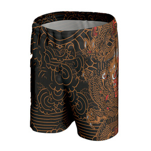 Shorts de boxe pour hommes, entraînement et compétition, 4 points, respirants, extensibles, anti-rétrécissement, durables, légers, 100% - Product Image 1