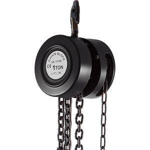 Paranco a Catena Manuale da 1 Tonnellata con Altezza di Sollevamento di 10 Piedi per Uso Industriale - Altezza di Sollevamento 6m - Product Image 1