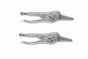 Surgical Locking Pliers Stainless Steel 170mm Long Nose <b>Vise</b> <b>Grip</b> Manual Instrument Class I Surgical Operation Use - Product Image 2