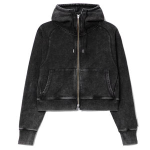 Women's Oversized Crop Hoodie <b>Brushed</b> Fleece Comfort for Influencer Fashion Labels Bulk - Product Image 3