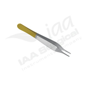 Pinces Adson TC en acier inoxydable 12 cm, pointe micro-précision pour chirurgie générale, certifiées CE et ISO 13485, haute qualité - Product Image 4