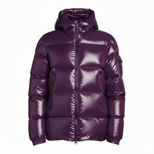 Chaqueta de Invierno Impermeable para Hombre, Ligera, con Capucha y Cuello Alto, Estilo Casual, con Cierre Frontal y Logotipo Personalizado, para Venta al Por Mayor - Product Image 2