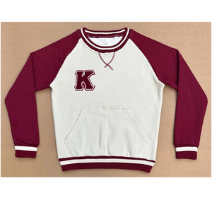 Sweat-shirt d'hiver en polyester/coton brodé pour la sororité Delta Sigma, avec blocs de couleurs universitaires, vêtements et accessoires grecs – Vente en gros - Product Image 6