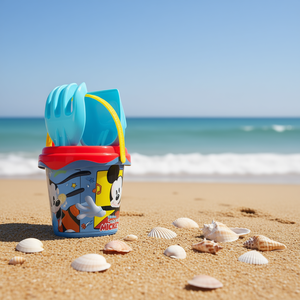 Ensemble de seau de plage IML D14cm avec 3 accessoires pour les jeux de plage et de sable - Product Image 2