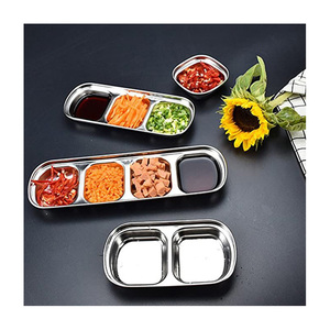 Bandeja de Comida Compartimentada de Acero Inoxidable de Grado Comercial para Hoteles, Hostales, Hospitales y Servicios de Catering Institucionales - Product Image 3