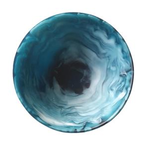 Handmade Epoxy Resin Bowl Featuring Marble Look Surface and Pearl Finish <b>Crafted</b> for Home Decoration Serving Purposes Resin - Product Image 4