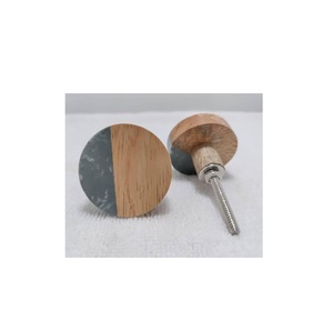 100% High Quality Resin and Wood Knob Unique Design Hardware Furniture Knob For Best Selling Handmade Product - Product Image 5