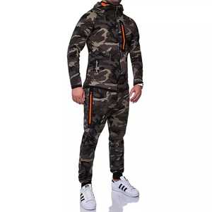 High Quality Custom Brand Men Tracksuits Sets Joggers <b>Camouflage</b> Printed Fitness Workout <b>Jogging</b> Tracksuits & Custom Packing - Product Image 4
