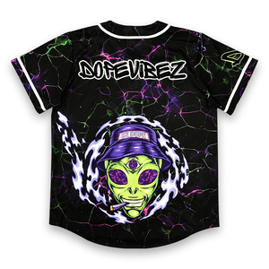 Uniforme de Béisbol 2025, Diseño OEM, Transpirable, 100% Poliéster, Venta al Por Mayor, Personalizable con Transferencia Térmica en la Parte Delantera para Hombre - Product Image 2