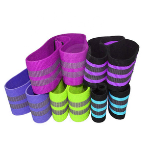 Ensemble de bandes de résistance en tissu antidérapantes pour les fessiers, bandes de fitness en boucle pour l'entraînement des fessiers et des jambes, yoga, fitness, entraînement à domicile et en salle de sport - Product Image 3