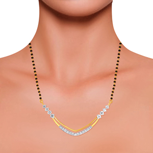 Women's Classic Rose Gold Plated 14K Yellow Gold Black Beaded <b>Long</b> <b>Necklace</b> Floral Drop Pendant IGI Certified Cut Lab Diamonds - Product Image 4