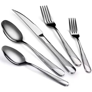 Ensemble de couverts en métal de qualité hôtelière, couverts haut de gamme pour restaurants, complexes hôteliers et cafés - Product Image 6