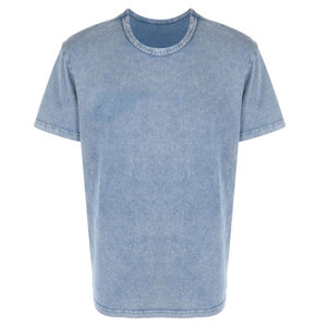 Fabrication en usine de t-shirts pour hommes sur mesure, effet délavé à l'acide, t-shirts pour hommes adultes surdimensionnés, effet délavé à l'acide - Product Image 1