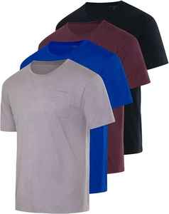 Camiseta de Hombre al por Mayor OEM con Logotipo Personalizado, 100% Algodón, 180g, Talla Grande, Corte Ajustado, Sólida, Transpirable y de Secado Rápido - Product Image 3