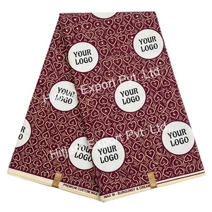 Luxury African Wax Print Cotton Fabric Ankara Custom Manufacturing for Nigeria Ghana Kenya Senegal Wedding Festival Fashion - Product Image 1
