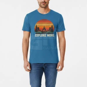 Camiseta Polo Estilo Western para Hombre, Elegante Camiseta de Algodón para Salidas de Fin de Semana, Moda Casual y Comodidad Diaria, Camisetas Western para Hombre - Product Image 3