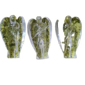 Pierre de guérison, cristaux naturels, qualité supérieure, pierre précieuse polie, améthyste, petites ailes d'ange sculptées à la main - Product Image 5