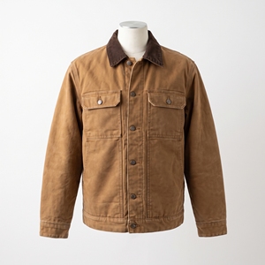 <b>Men's</b> Autumn Heavy Canvas Workwear <b>Jacket</b> Reinforced Rugged Casual <b>Utility</b> <b>Jacket</b> OEM ODM Wholesale Factory Custom Logo - Product Image 1