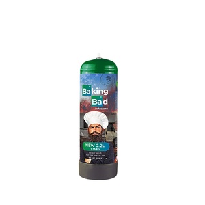 Nueva llegada en stock, precio bajo, herramienta de postre certificada CE de alta calidad, 2.2l/1364G, bote de cargador de crema batida para hornear a la venta - Product Image 1
