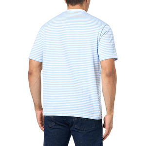 T-shirt décontracté pour homme à col rond en coton 100% de haute qualité, couleur unie, manches courtes - Coupe ample, épaules tombantes, respirant et confortable - Product Image 5