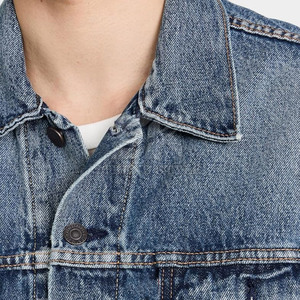 Low Price High Quality Custom Logo Printed Men Jeans Jacket Plus Size Breathable Customized <b>Winter</b> Jacket For Men - Product Image 6