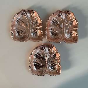 Plateaux à feuilles Ensemble de 3 collations sèches par R B Overseas au prix le moins cher en Inde - Product Image 1