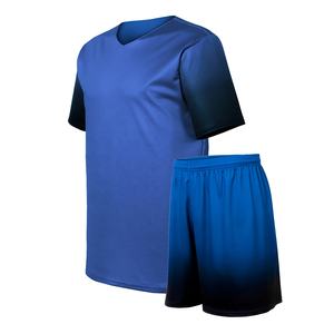 Vente en gros d'uniformes de football Maillot de football personnalisé 100% polyester Maillot de football à séchage rapide Ensemble d'uniformes de football pour hommes - Product Image 4
