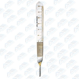 Règle pour la chirurgie, l'art, l'artisanat, la modélisation, la biologie et les laboratoires, poignée de scalpel, lame chirurgicale en acier inoxydable avec pouces - Product Image 3