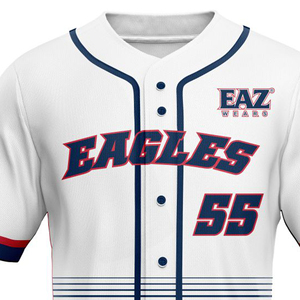 Maillot de baseball professionnel personnalisé, T-shirt d'équipe imprimé, Uniforme sportif respirant en polyester, Vêtements de sport en gros OEM ODM - Product Image 5