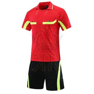 Professional Adult Unisex Soccer Referee Jersey Set INTER <b>LOCK</b> Material Heat-Transfer Printed Crew Neck Short Sleeve Custom Team - Product Image 4