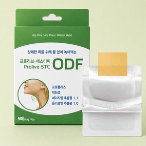แผ่นฟิล์มละลายในช่องปากเพื่อการดูแลลมหายใจ Prolive STC ODF โพรโพลิส เปปเปอร์มินท์ ออยล์ 5 แผ่น - Product Image 3