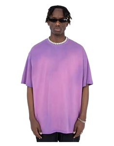 Logo de marque personnalisé 100% coton vierge délavé à l'acide surdimensionné hommes T-Shirt Plain boxy mens t-shirts. - Product Image 1