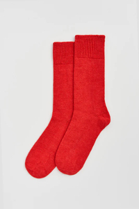 Calcetines de lana gruesos unisex de moda al por mayor, antideslizantes, transpirables, para uso diario, deportivos, informales, de color liso. - Product Image 3
